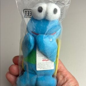 Sesame Street Blue and Green Plush Character